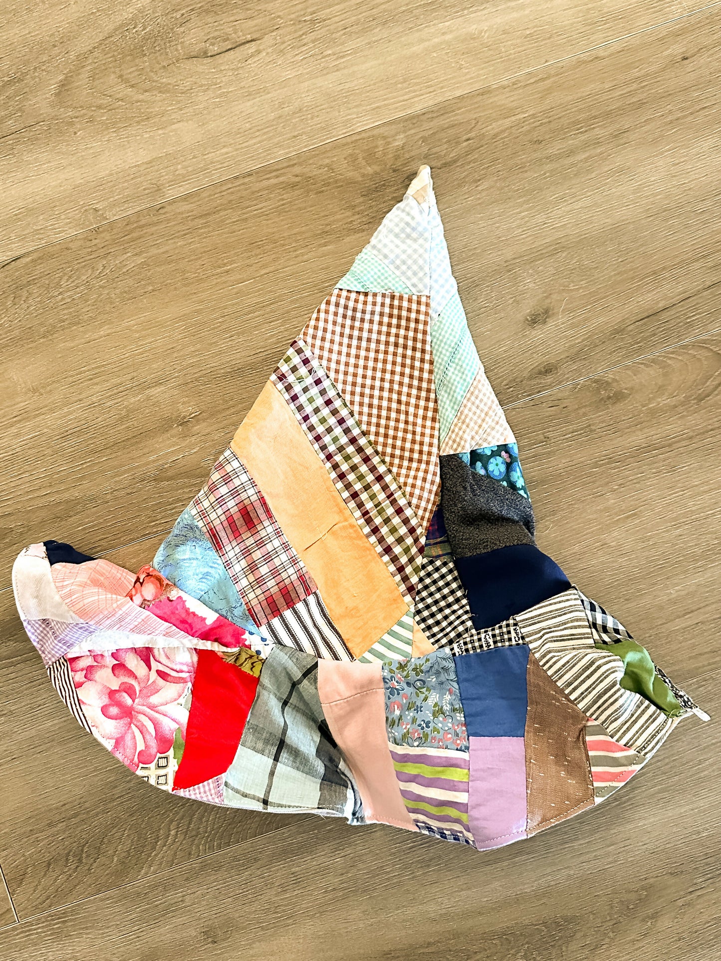 Quilted Patchwork Witch Hat