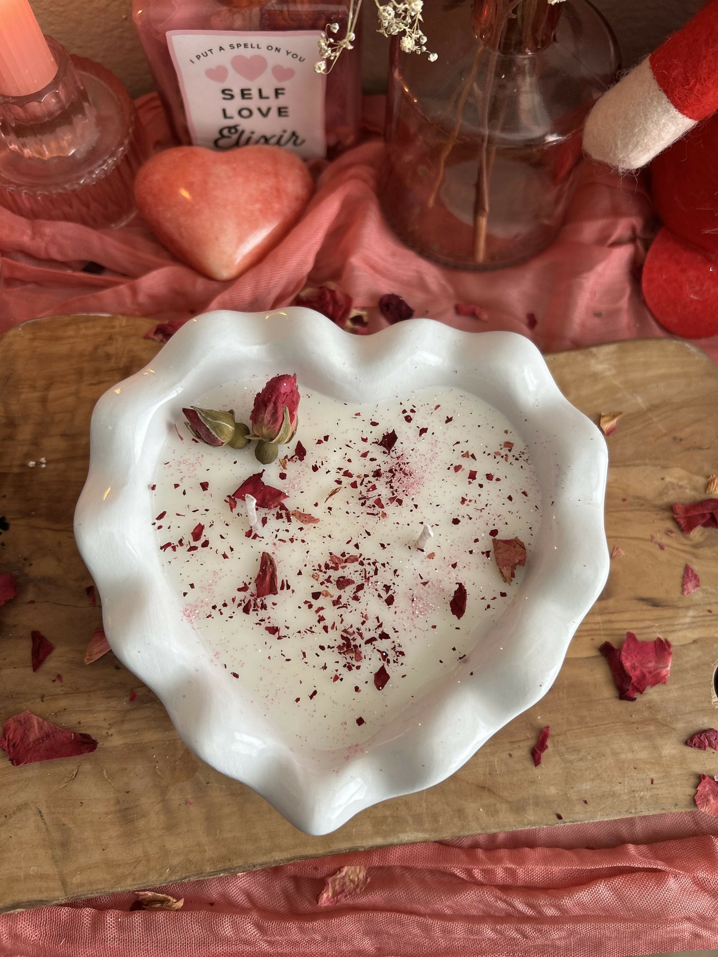 Heart Shape Soywax Candle