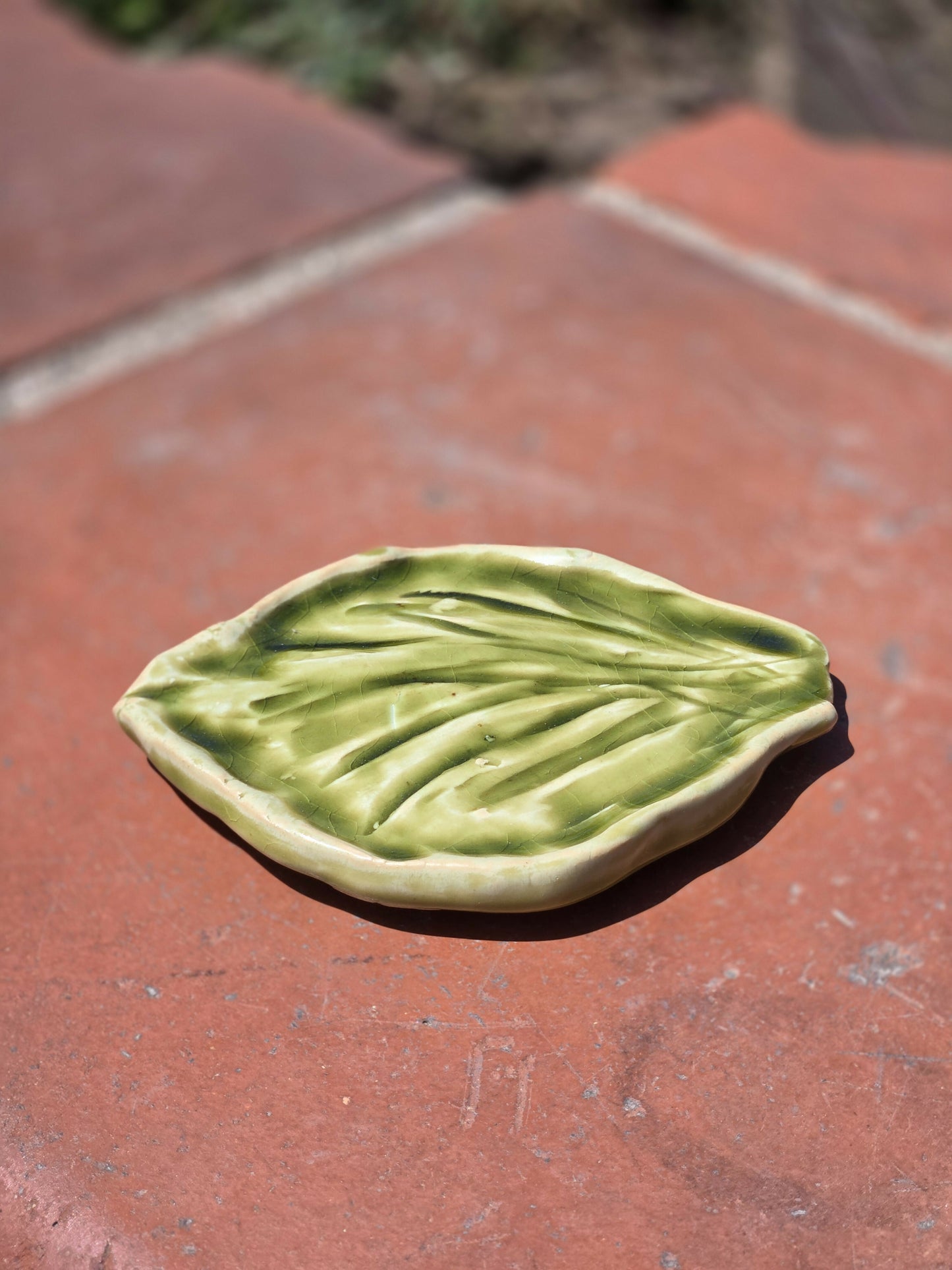 Green Leaf Soap Dish
