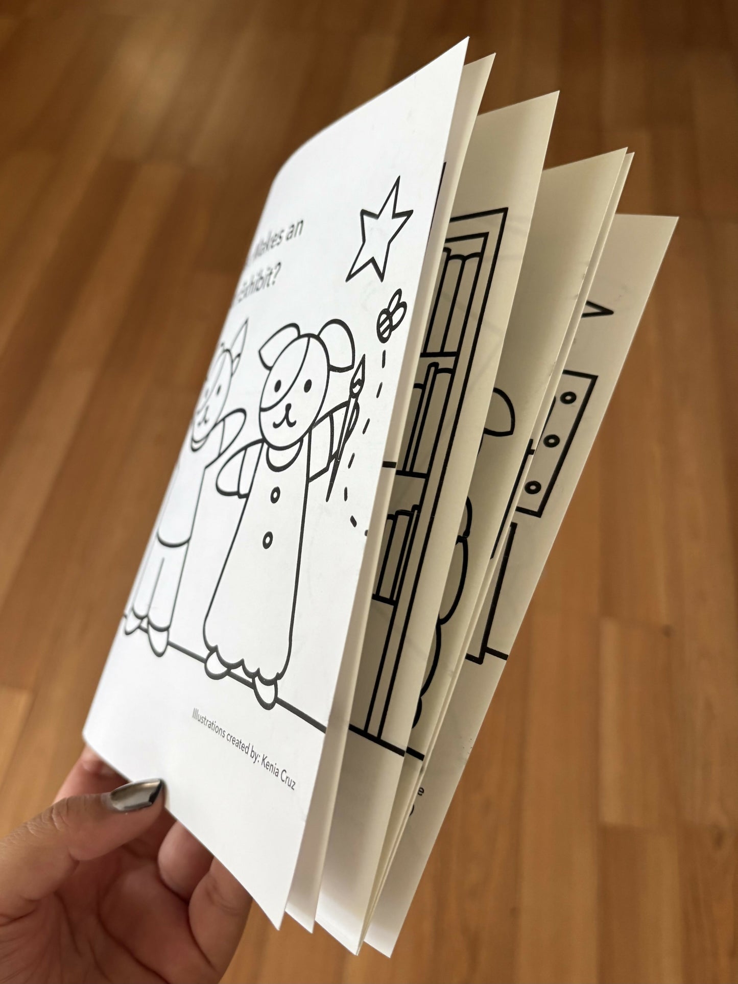 What Makes an Art Exhibit Coloring Book