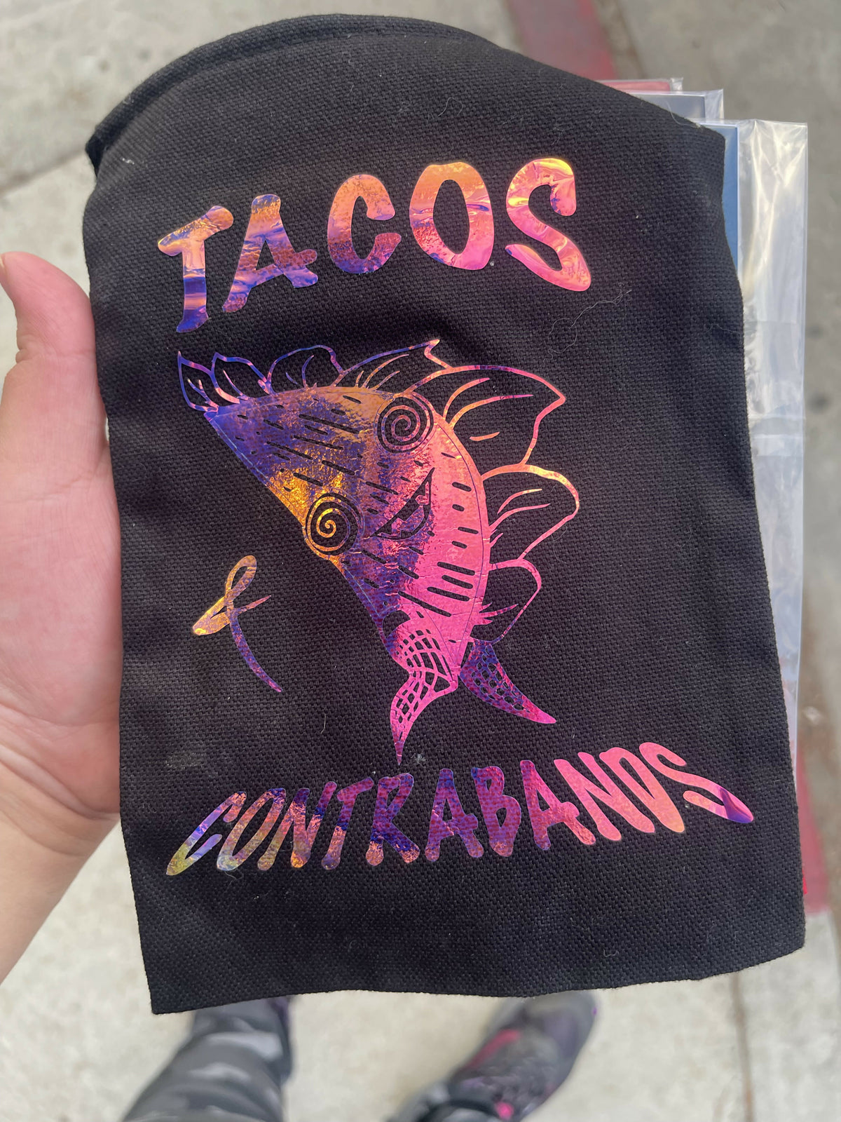 Taco bag hush hush