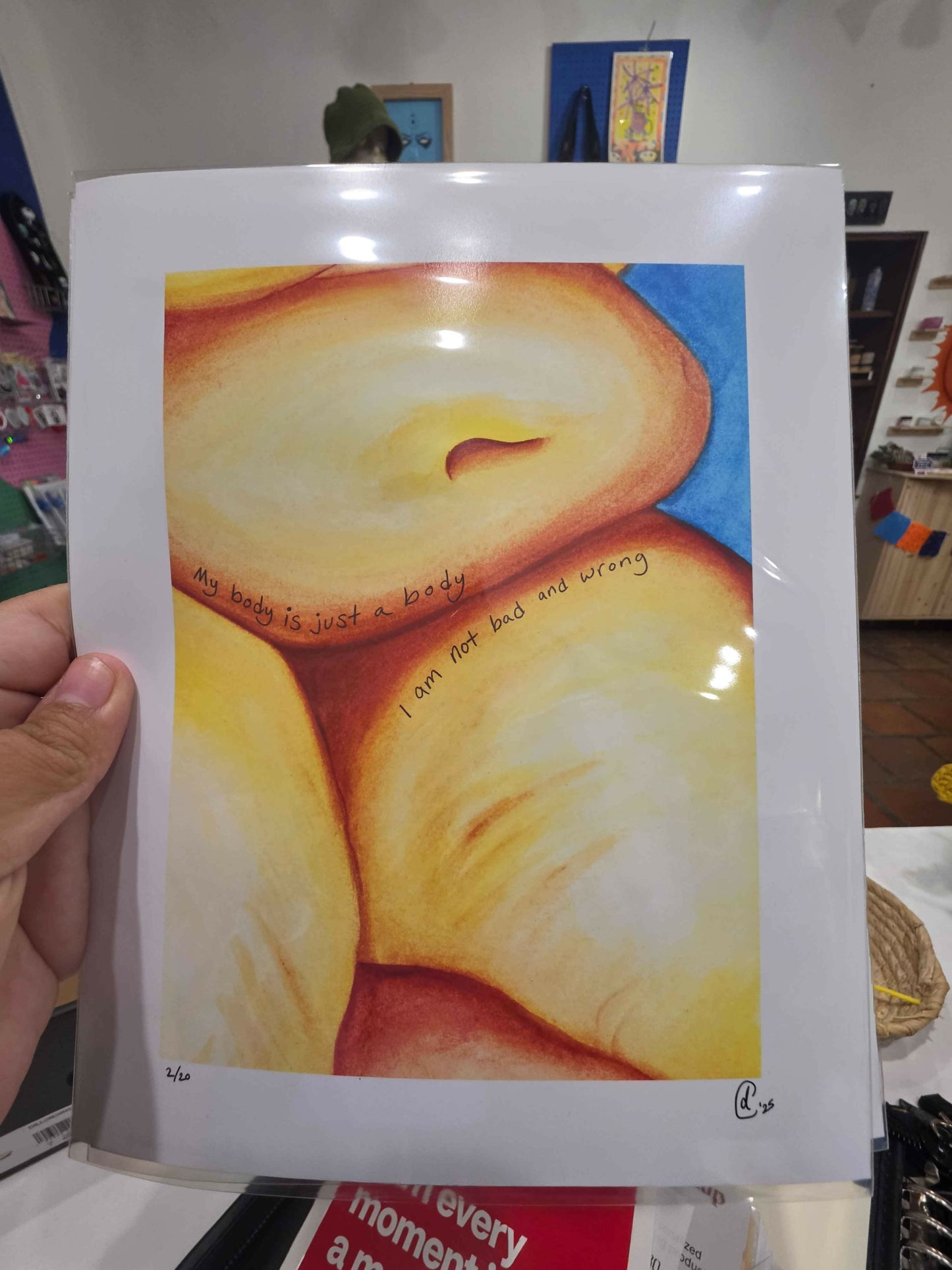A work in progress print