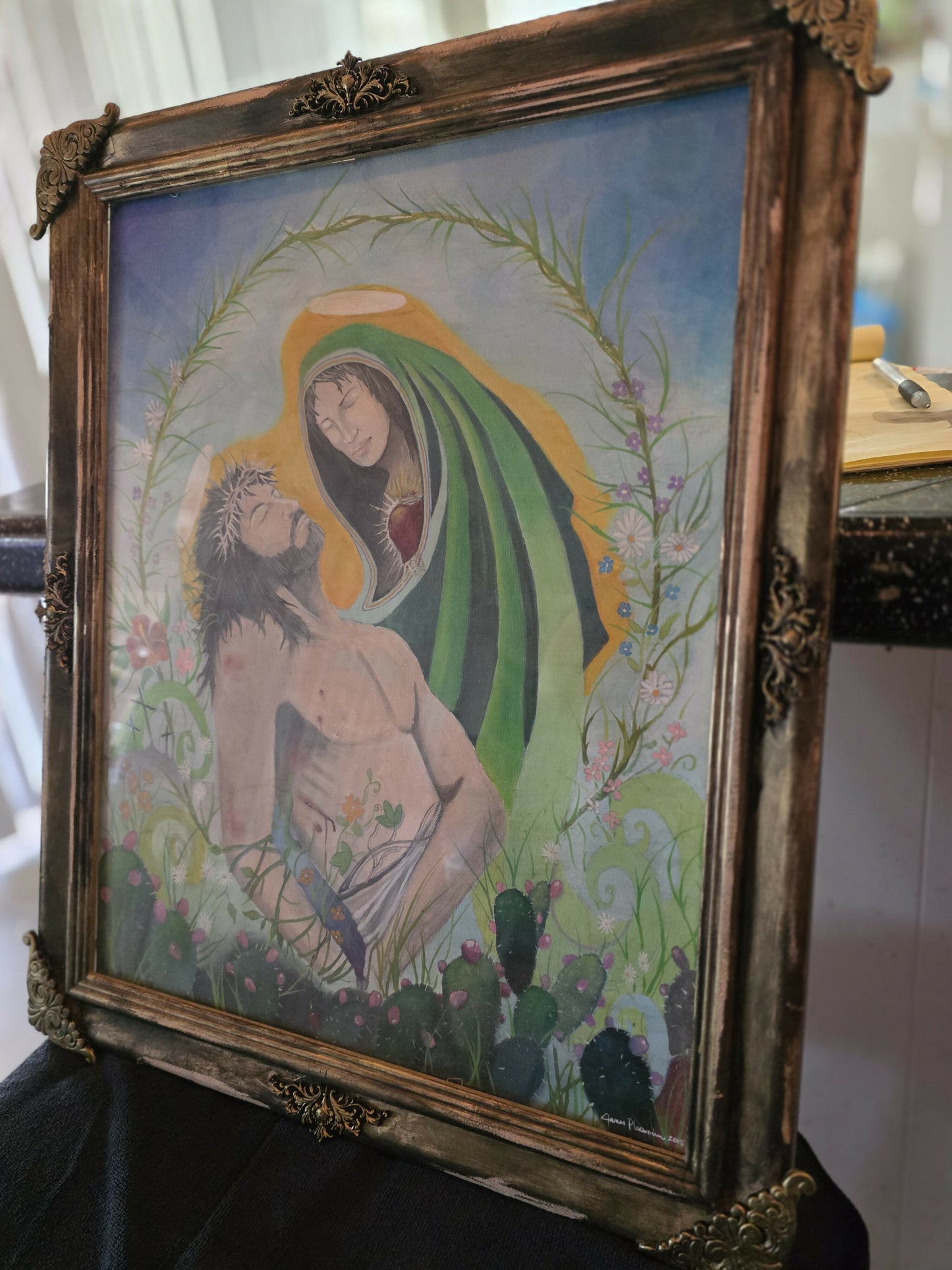 Jesus and Mary painting