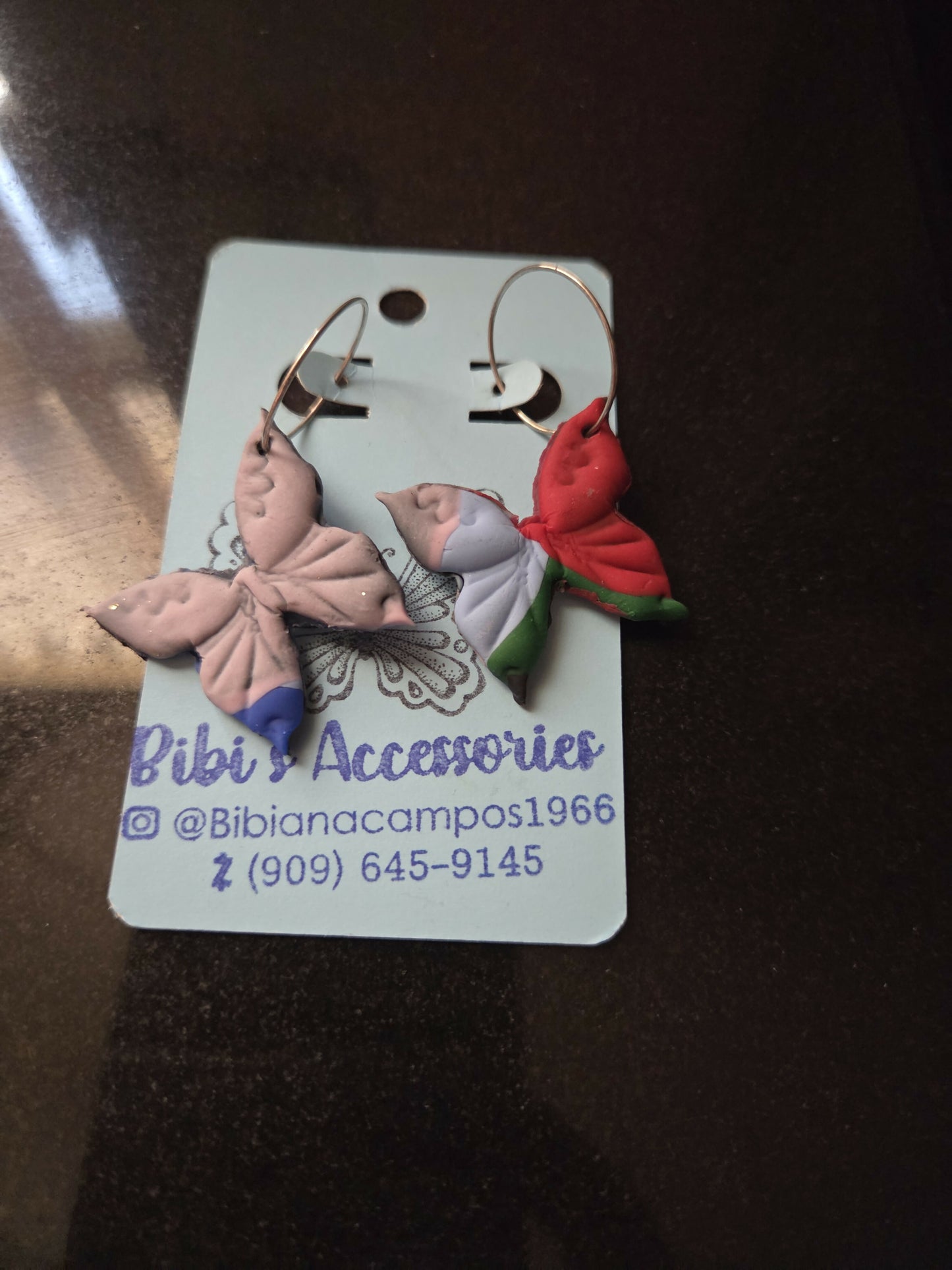 Aretes mariopsas de colores
