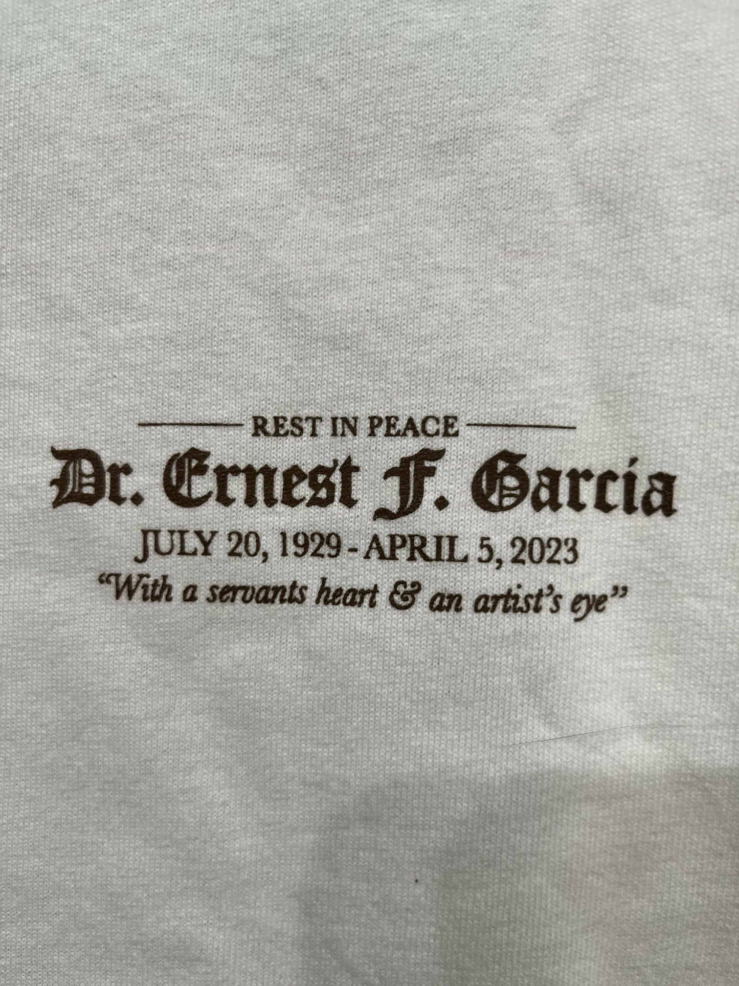 Ernie Garcia Memorial Tshirt