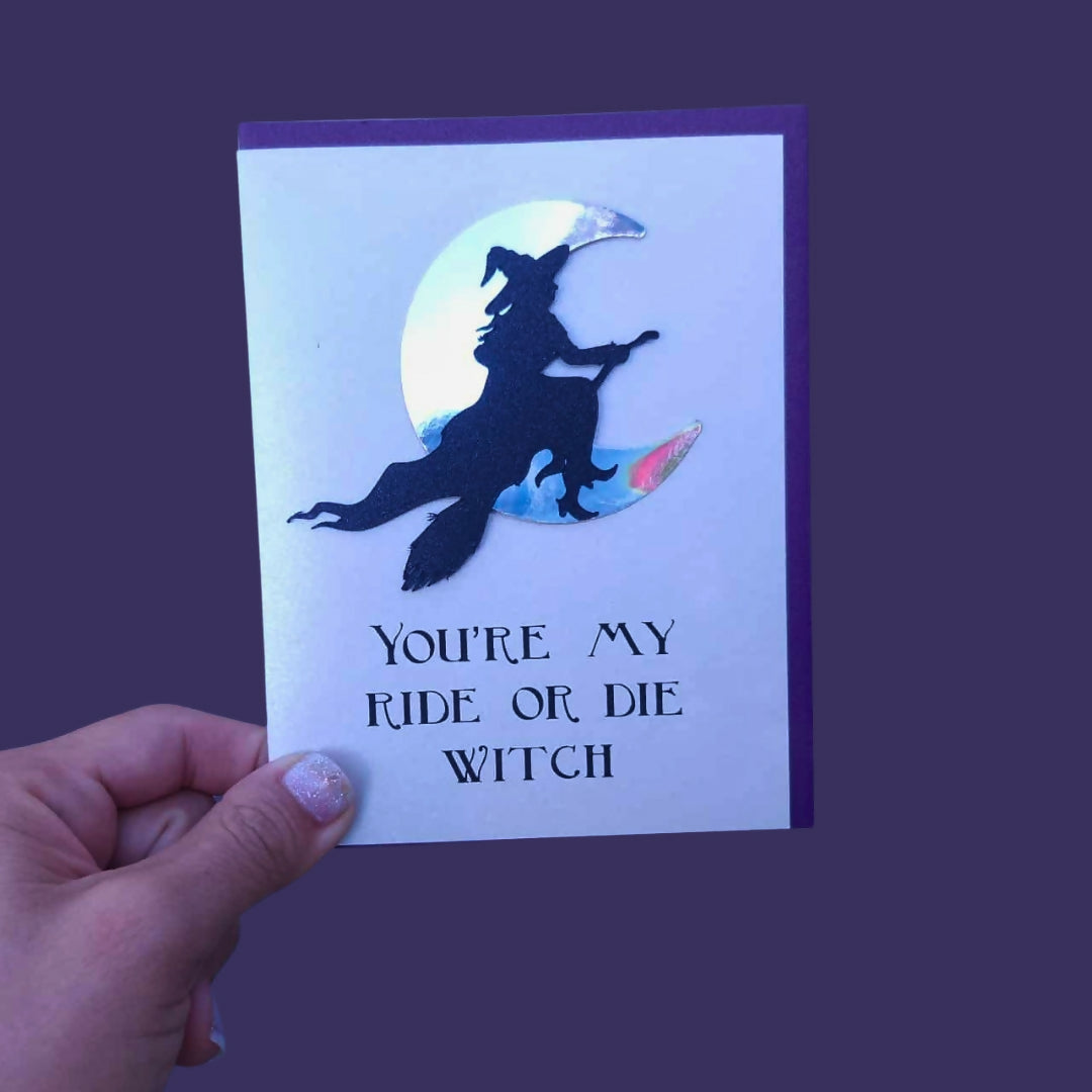 Ride or Die Handmade Card