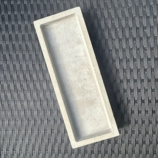 Cement Rectangle Tray
