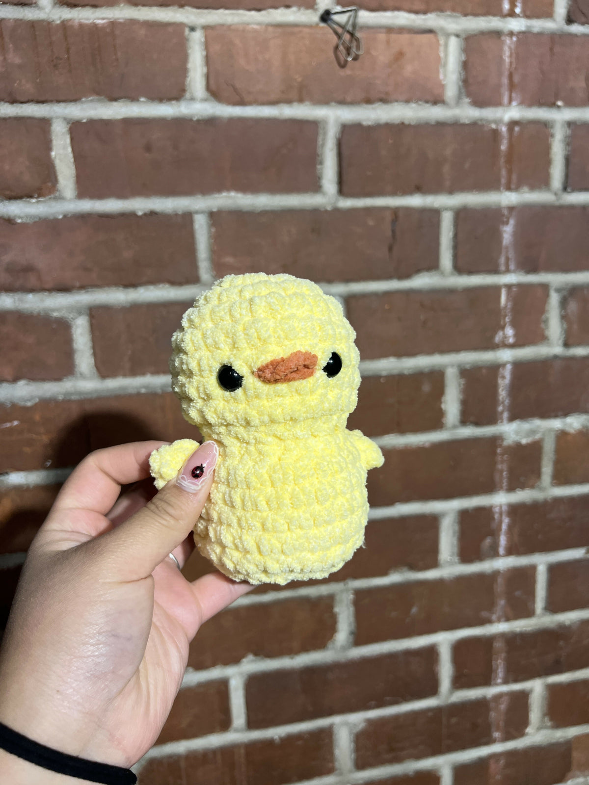 Crochet baby duck