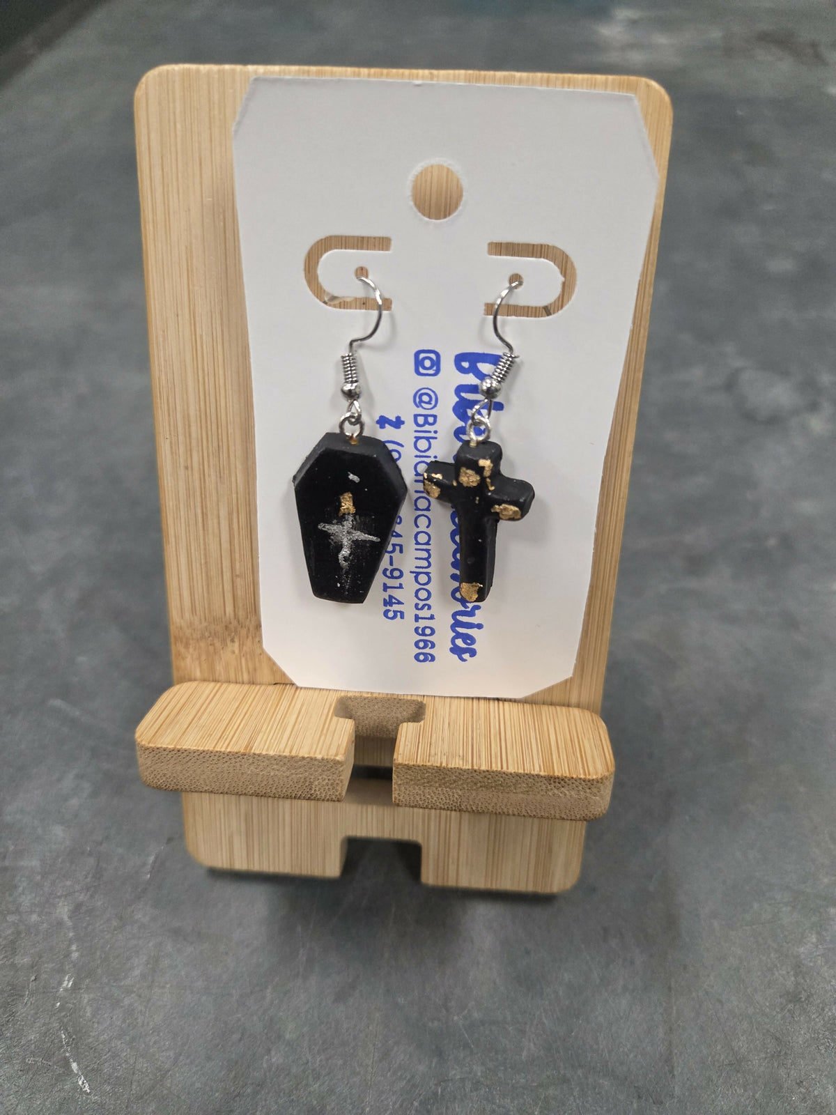 Aretes Halloween cadena