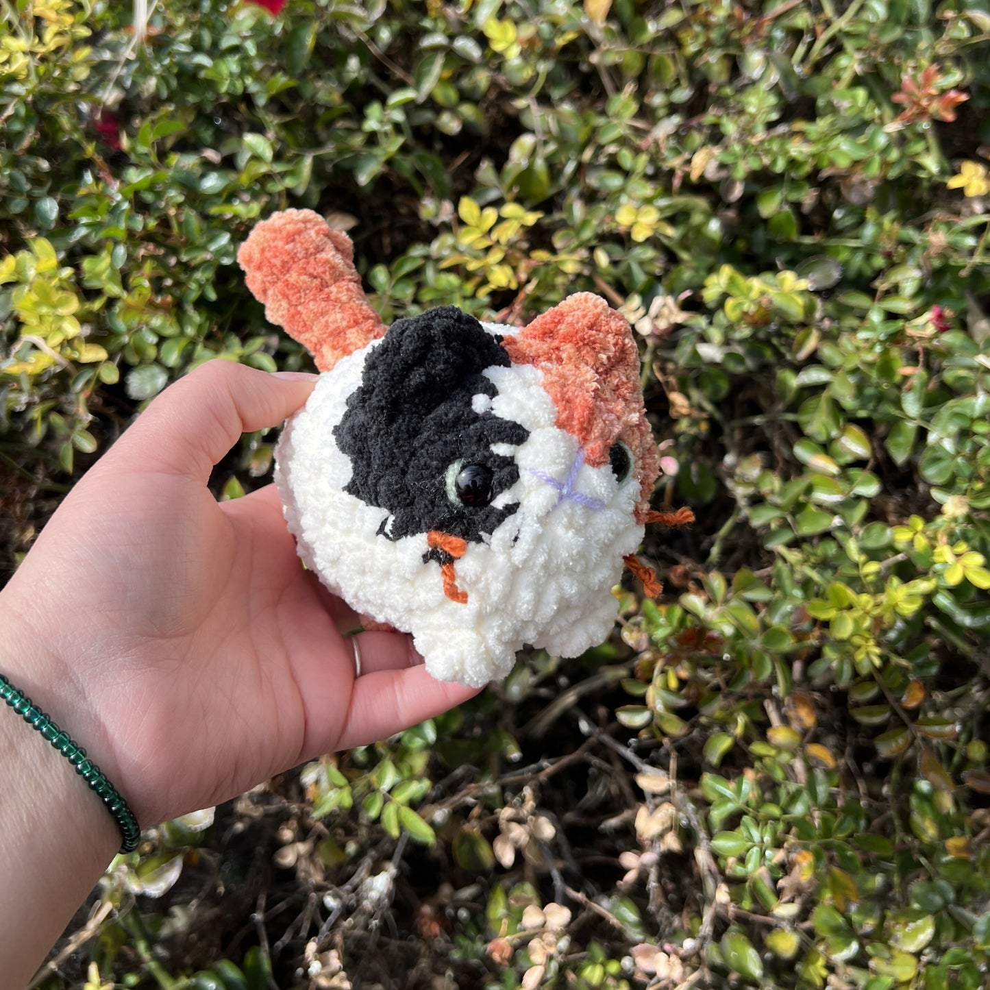 Crocheted Calico kitten