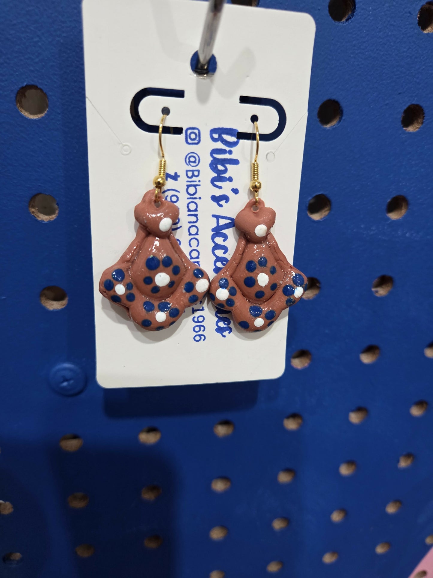 Aretes mexicanos tipo barro