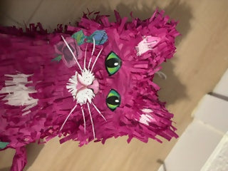 Pink Flower Cat Piñata