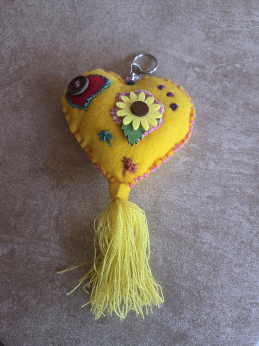 Mexican key chain 1 yelow 1 orange