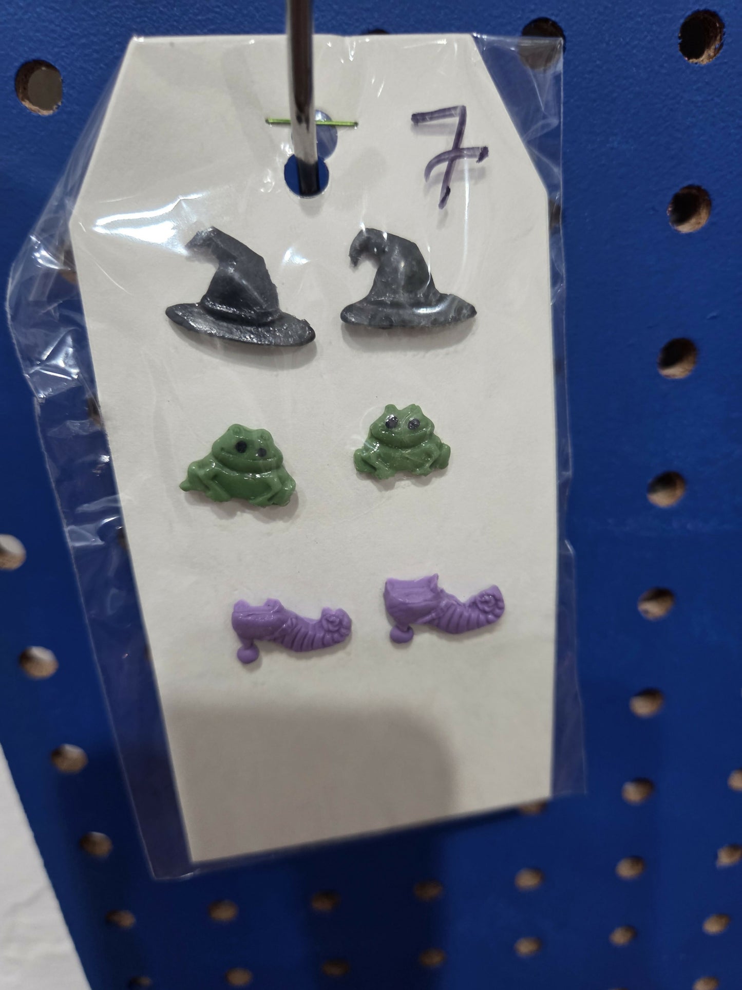 Set aretes stud Halloween