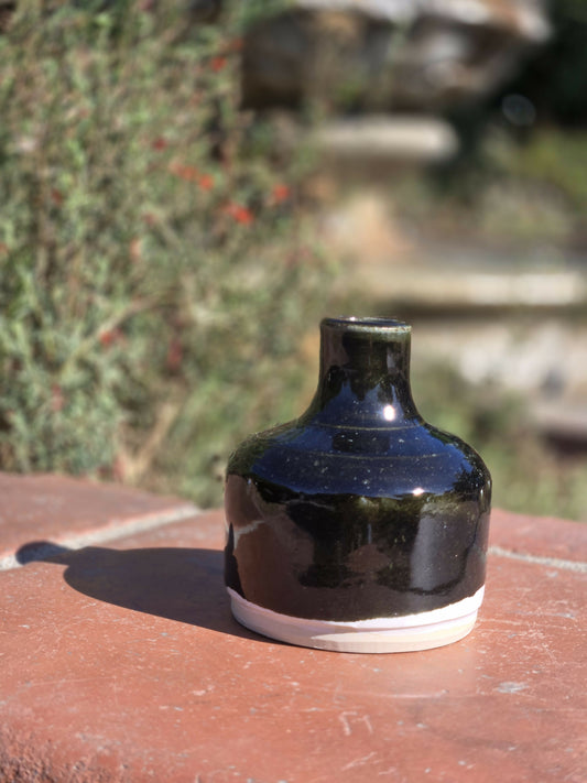 Black and White Bottle Vase
