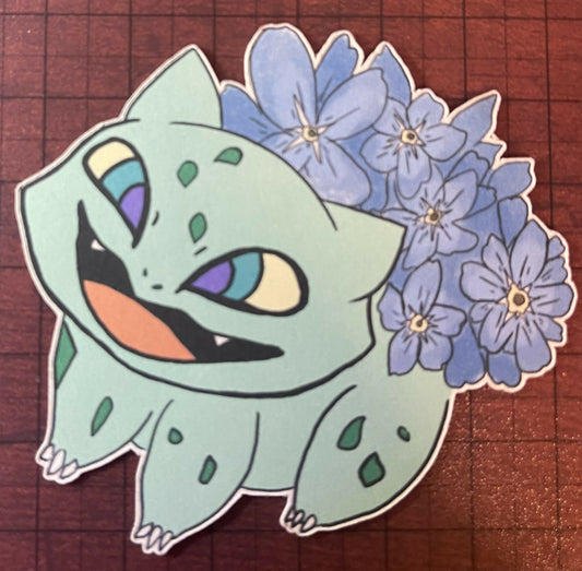 Forget me not bulbasaur (pokemon)