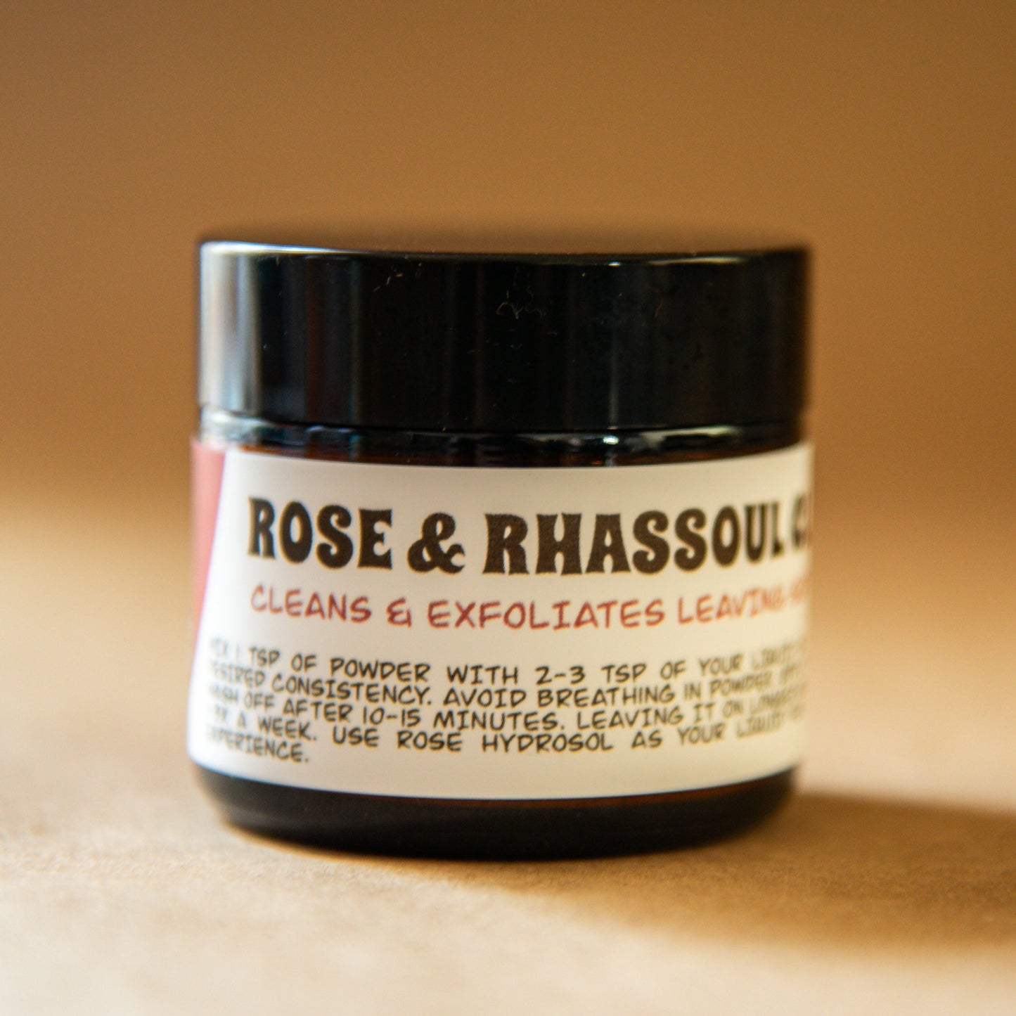Rose and Rhassoul Clay Mask