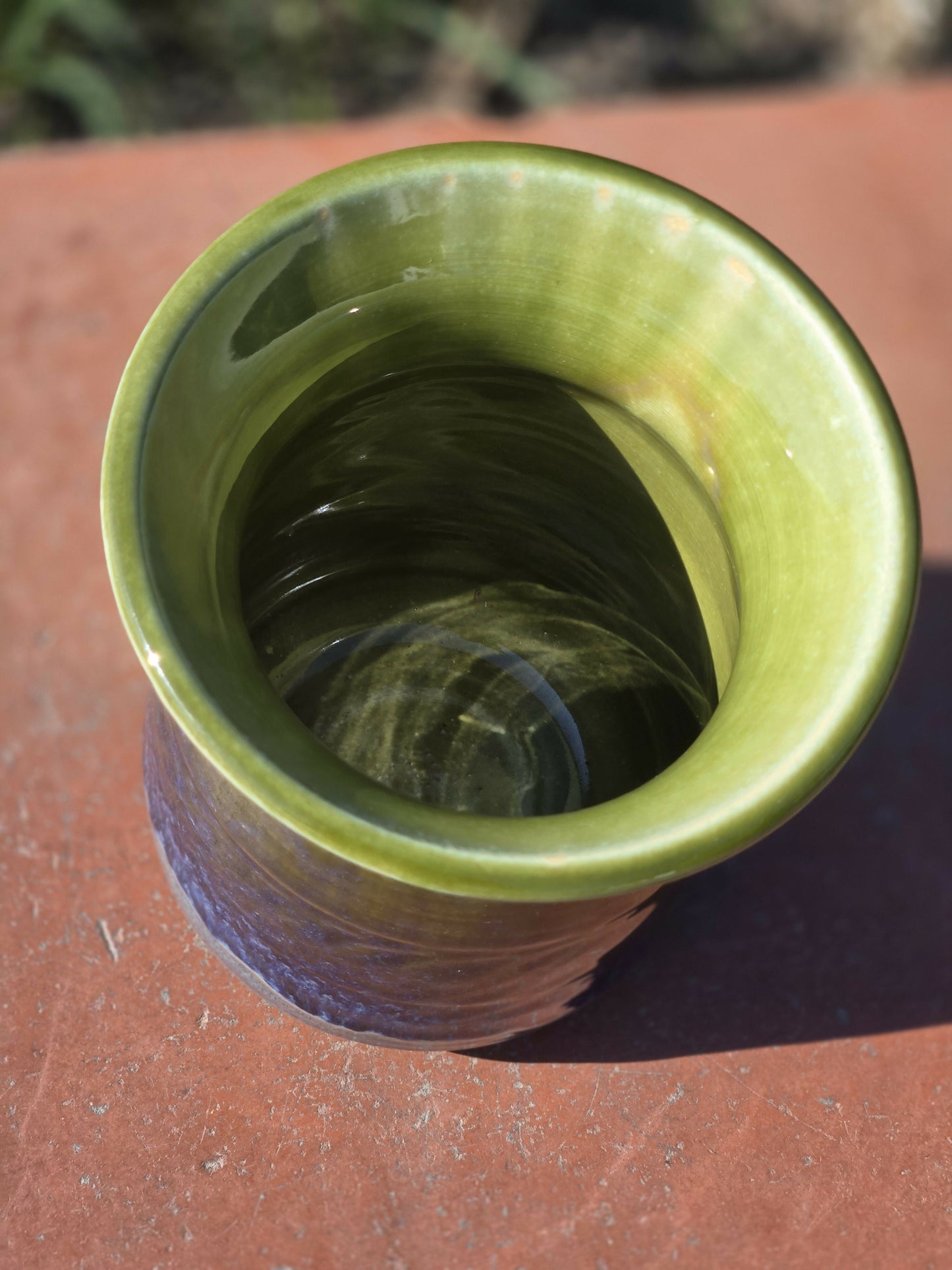 Green and Blue Medium Vase