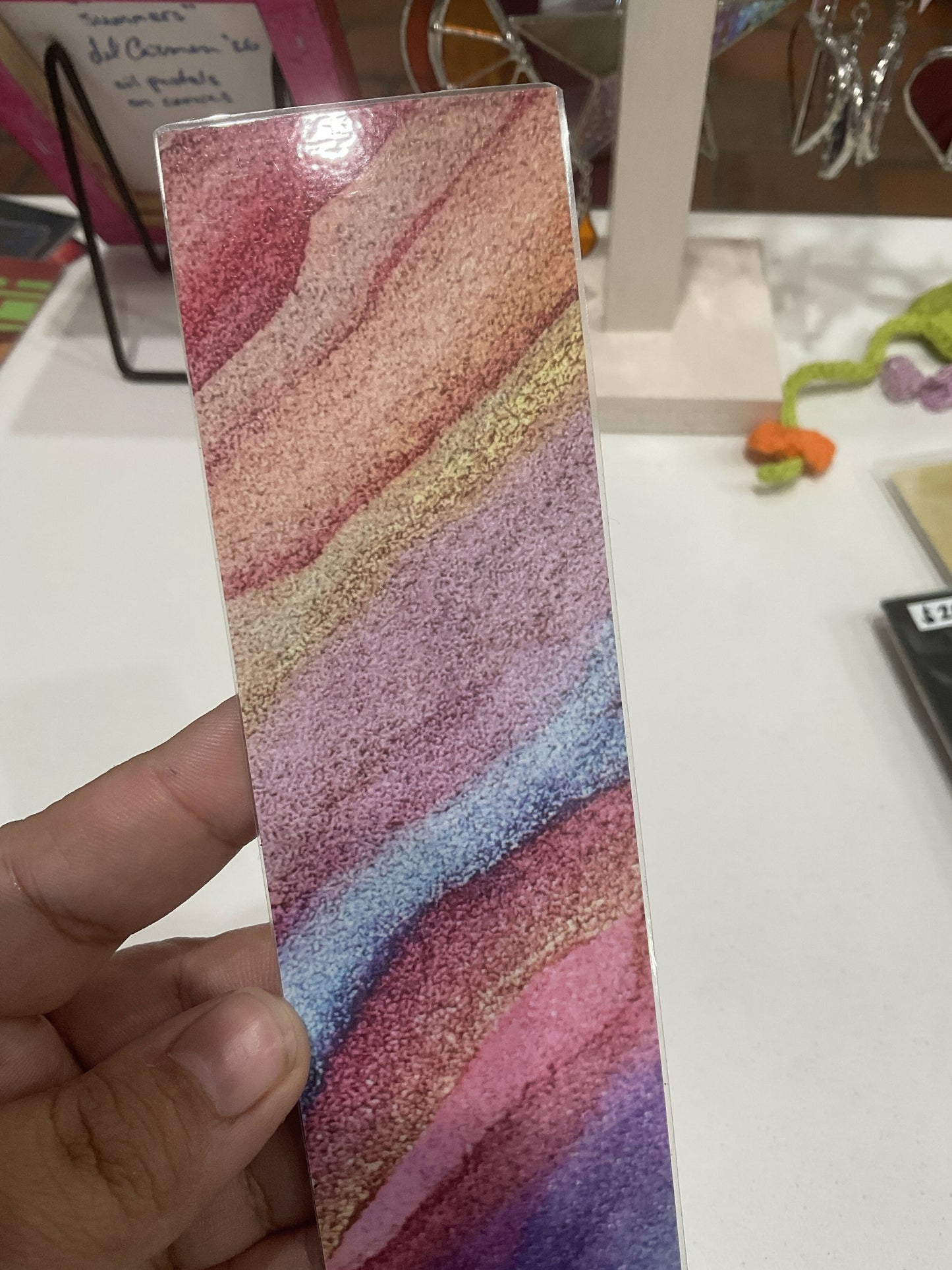 Sparkle double sided bookmark