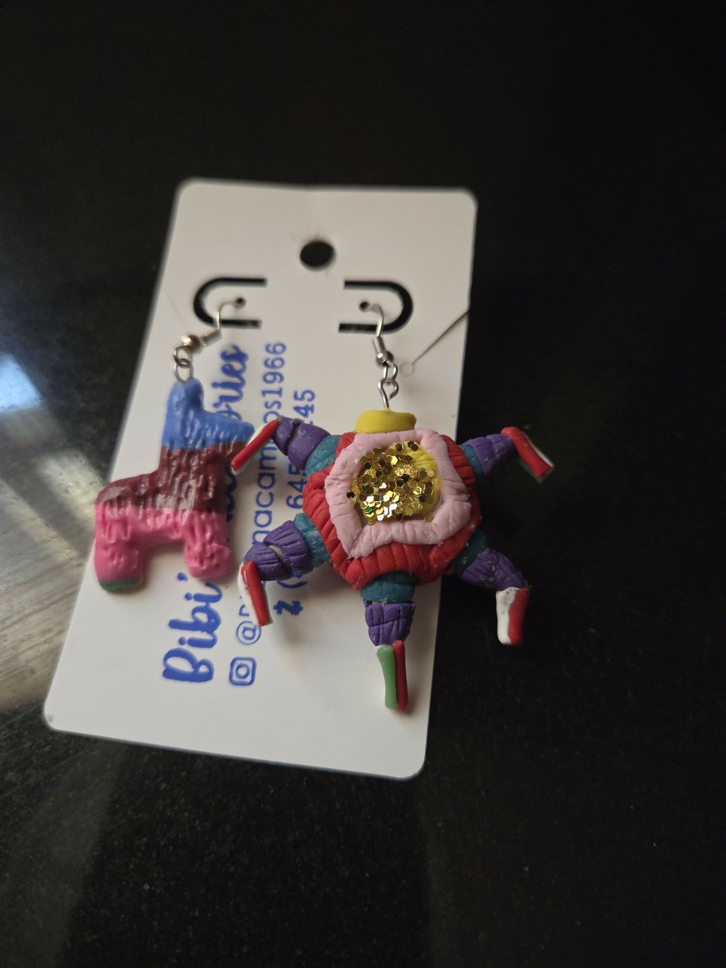 Aretes pinata y burrito