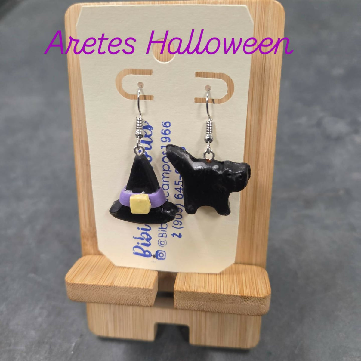 Halloween earrings brujita