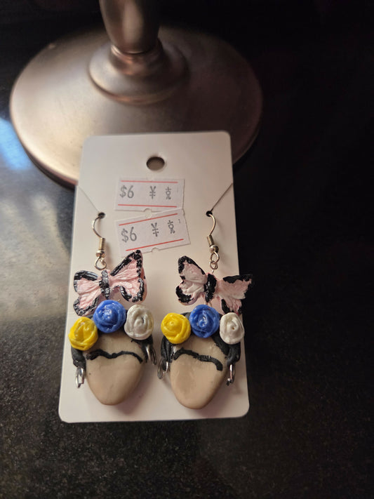 Earrings frida mariposa
