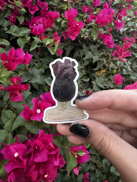 HEART HEAD STICKER