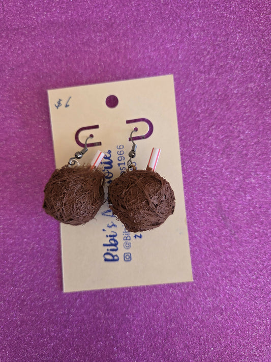 Aretes tipo coco