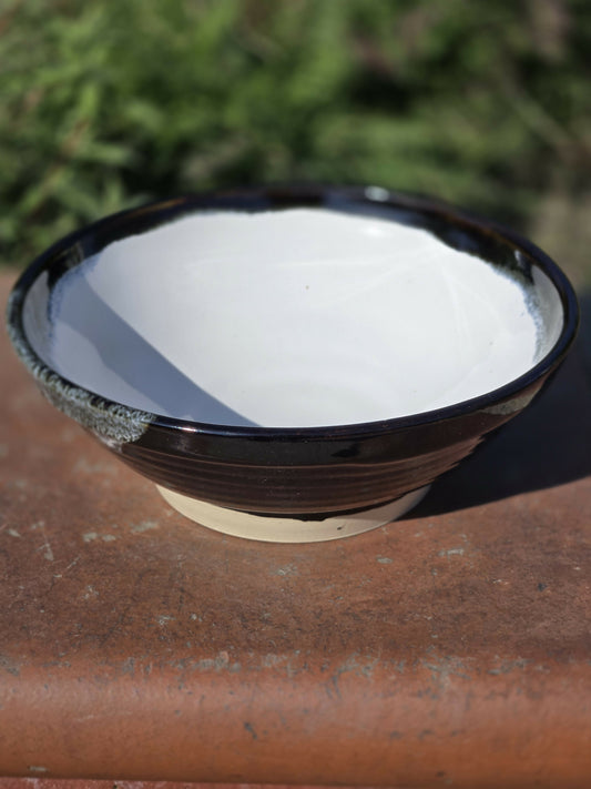 Black and White Large Bowl