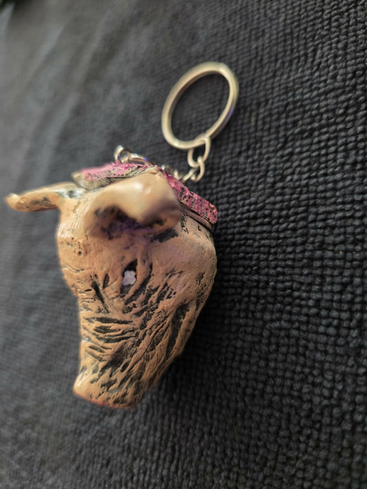 Pig head Keychain