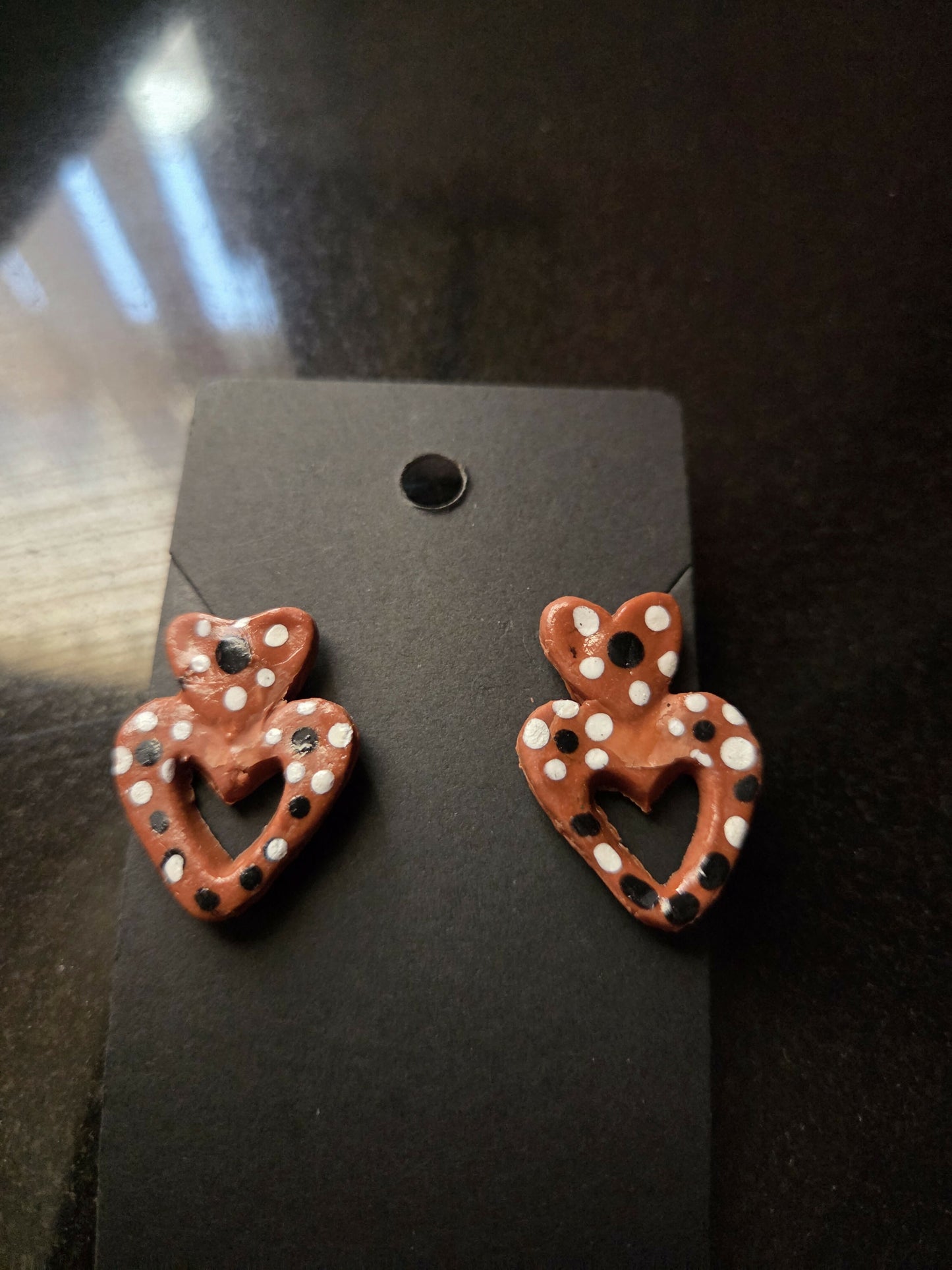 Aretes doble corazon m