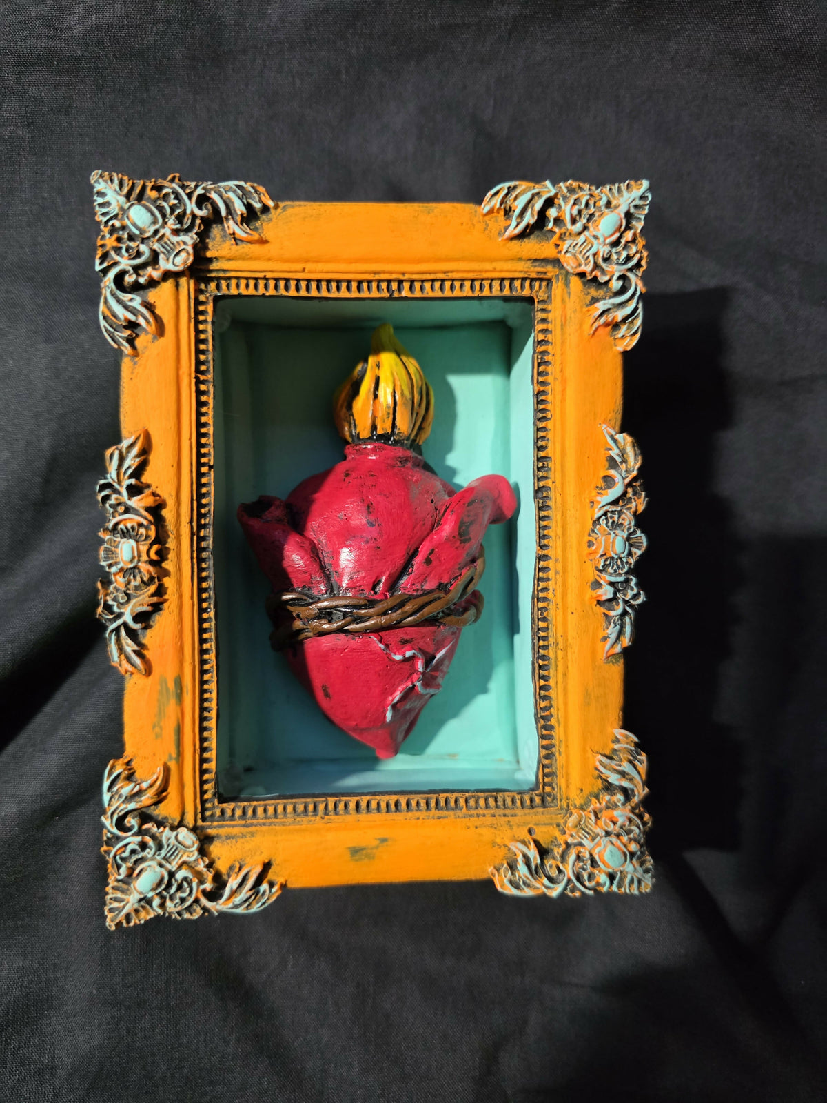Sacred heart mini shadow box