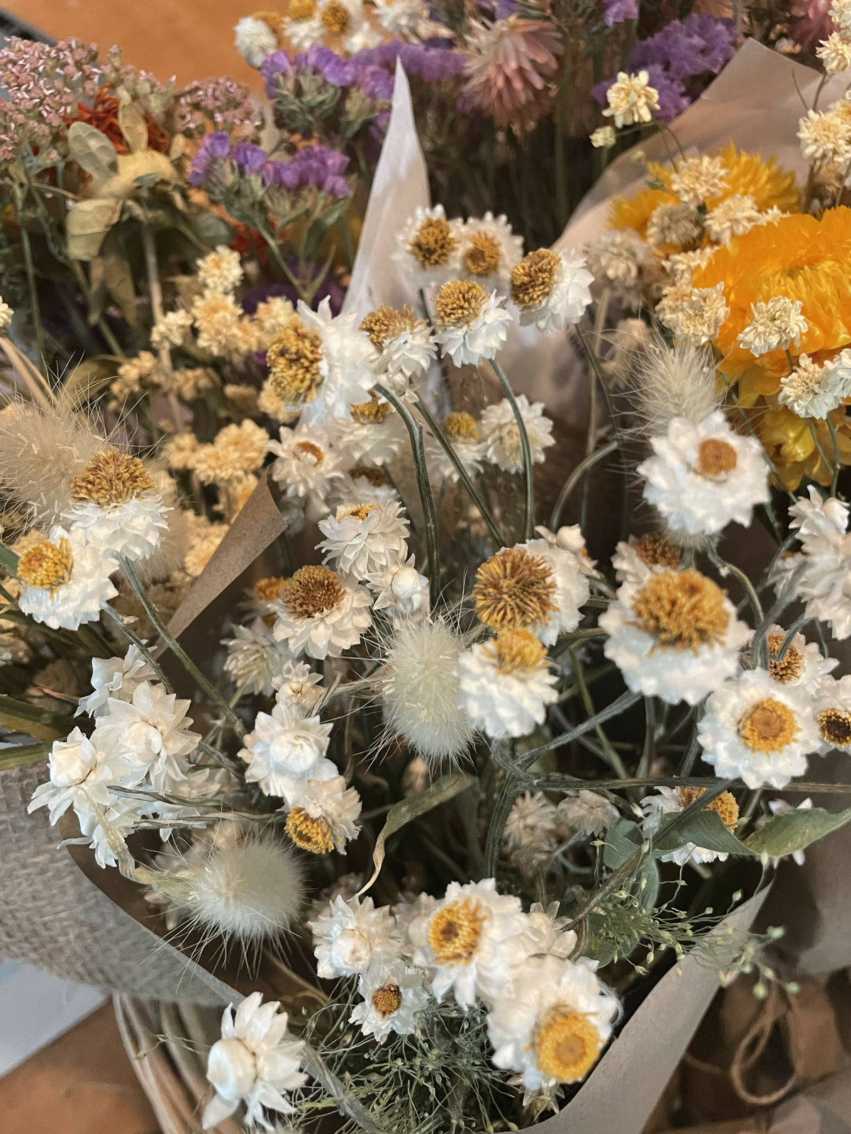 Small dried bouquets
