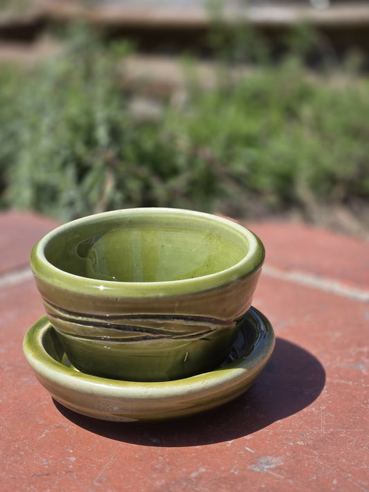 Small Green Planter