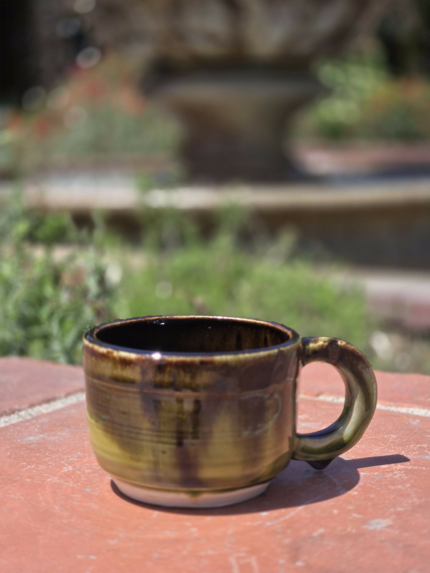 Black and Green Small Cup
