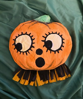Cutie Pie Vintage Halloween Pumpkin Wall Art