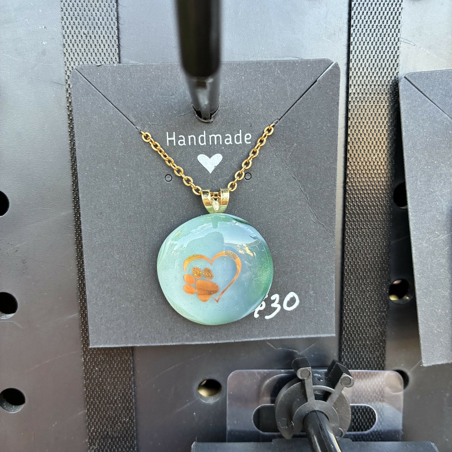 Gold paw hear on dichroic