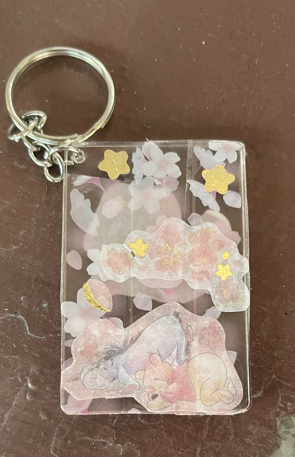 Keychains collage beetle juice Winnie baymax Alice Rosalina