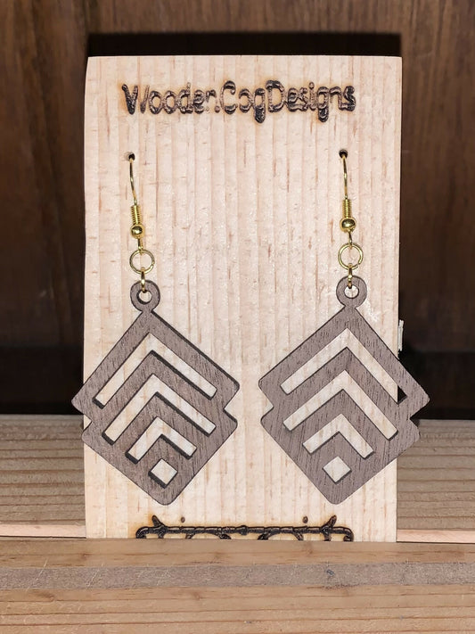 Walnut Boho Earings