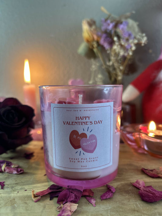 Happy Valentines Day Soywax Candle