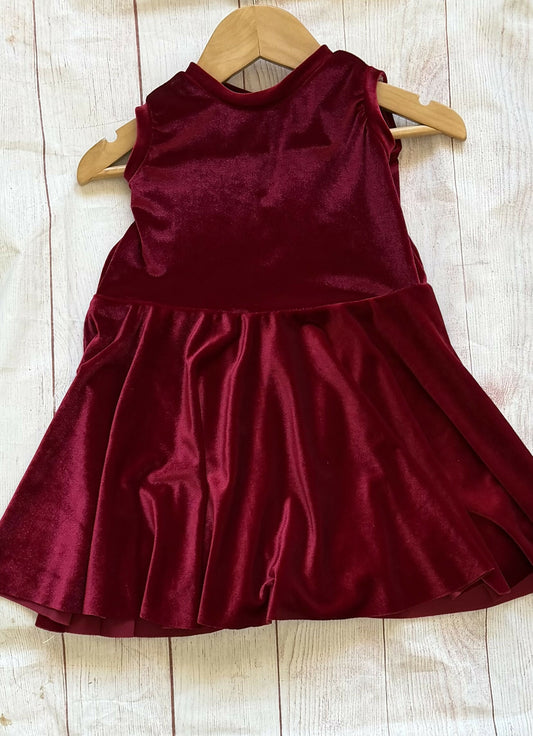 Red Velvet Dress